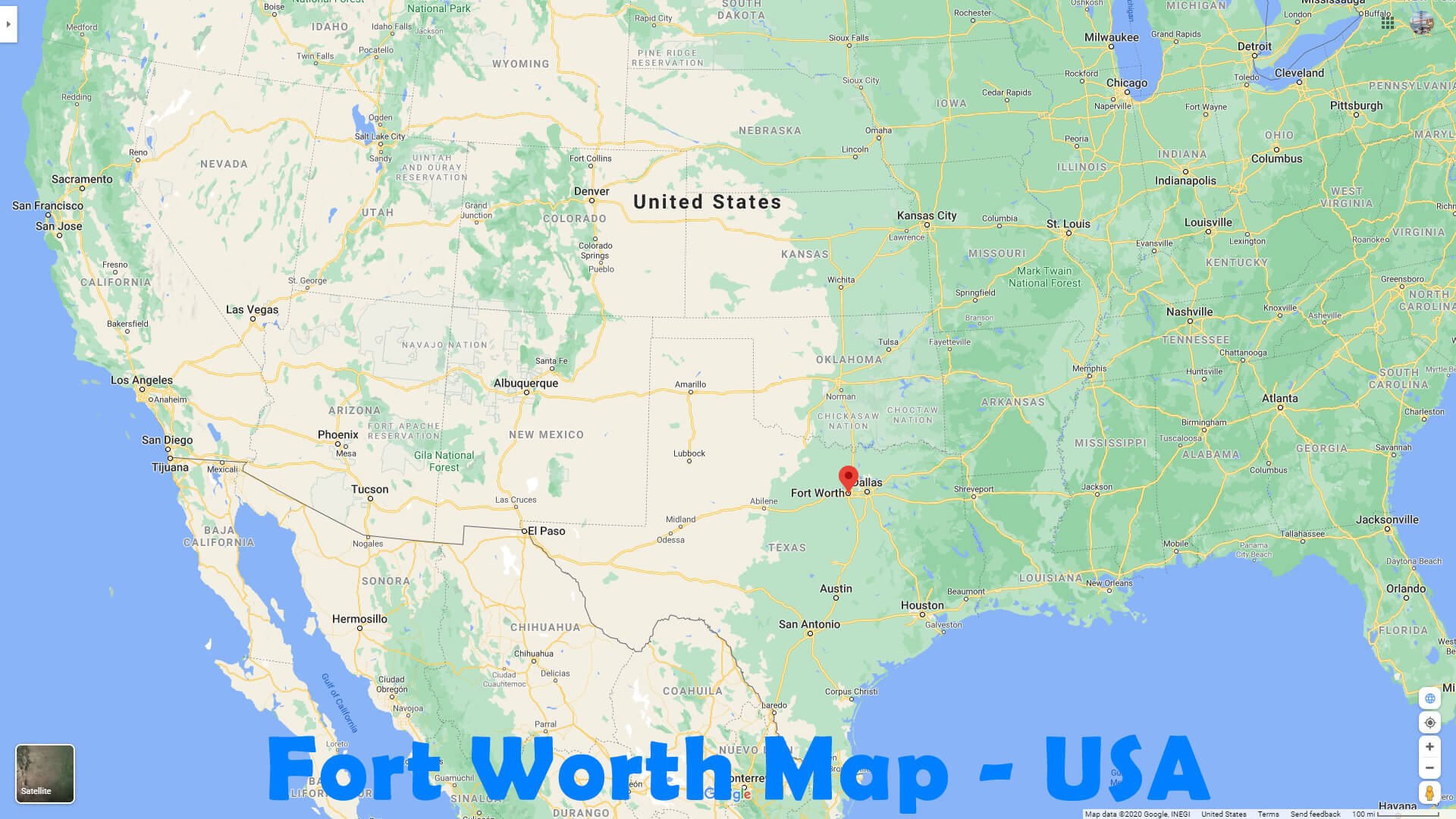 Fort Worth Carte   EUA